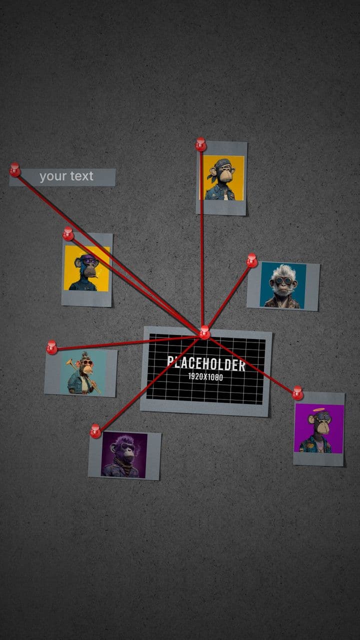 template Conspiracy Wall Reveal: 8 Placeholders to Link Your Story preview